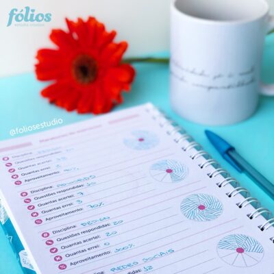 Planner de Estudos Fólios (Licença Comercial)