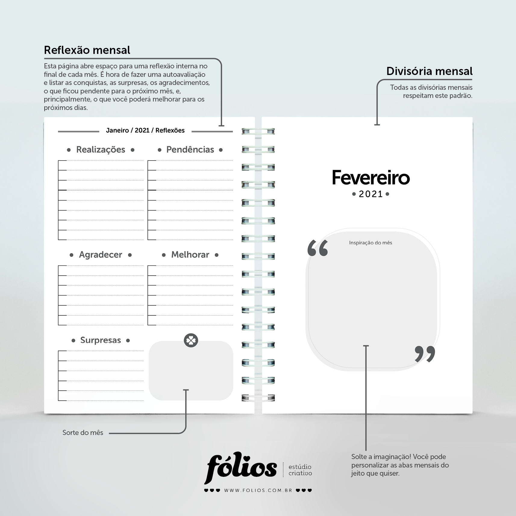 MONO Planner Fólios 2021 (Licença Comercial) - Imagem 15