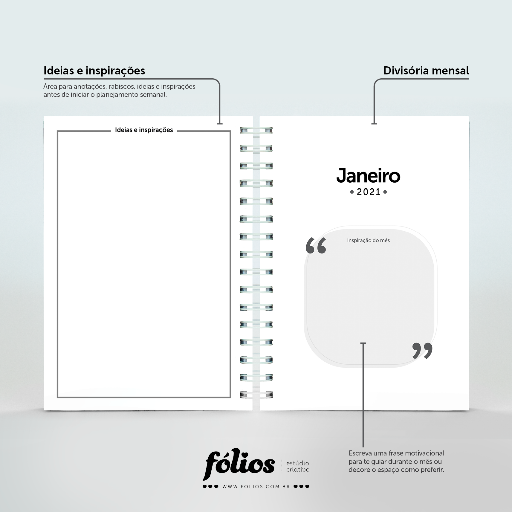 MONO Planner Fólios 2021 (Licença Comercial) - Imagem 10