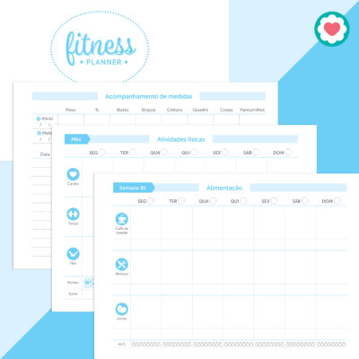 Fitness Planner Fólios