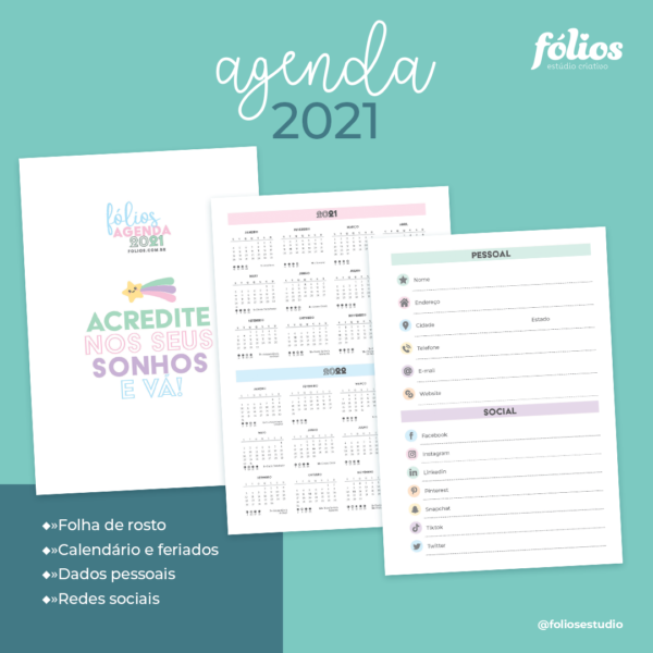 Agenda Fólios 2021 (Licença Comercial) - Image 2