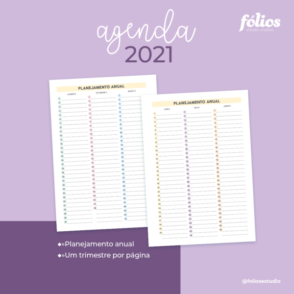 Agenda Fólios 2021 (Licença Comercial) - Image 3