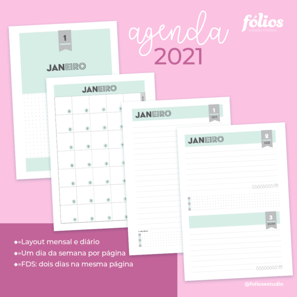 Agenda Fólios 2021 (Licença Comercial) - Image 4